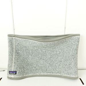 Patagonia Fleece Infinity Scarf Heather Gray Better Sweater Birch White